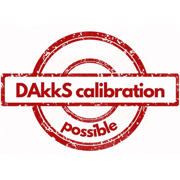 DAkkS calibration possible (mass of a single weight/mass of a weight set)