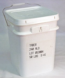 Aluminium-Oxyd-Grit S-41, 50 pound container (1 pound = 453,6 g)