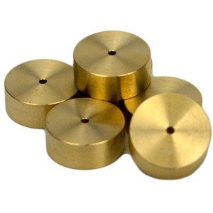 Brass weights (5 g each) for test needles