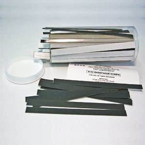 Sandpaper strips S-33, per 500 pcs