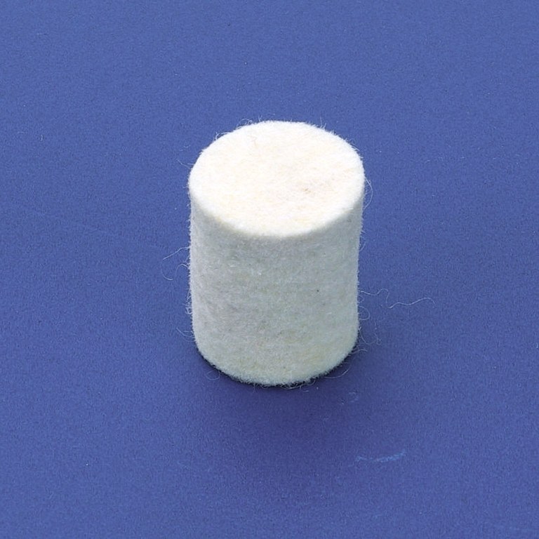 Test plugs made of high dense special felt